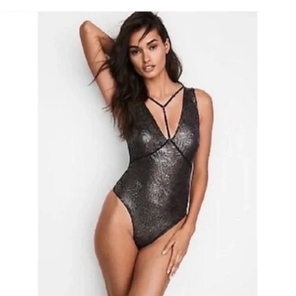 Victoria's Secret Black Bodysuit
